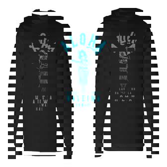 アロハ ウクレレ フラ ハラウ ハレイワ ハワイ 長袖Tシャツ - Kawaiitshirt