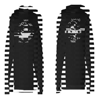 イエローストーン国立公園 ヘラジカ カヌー 長袖Tシャツ - Kawaiitshirt