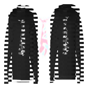 イギリス国旗ユニオンジャックネクタイ イギリス帝国 長袖Tシャツ - Kawaiitshirt