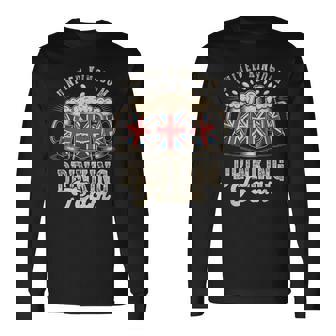 イギリス飲酒チーム ファニーパーティー 英国ビールフェスト 長袖Tシャツ - Kawaiitshirt