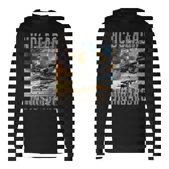 イタリア ブレイン ロット キャラクター ヌクレアロ 恐竜 キッズ ミーム 長袖Tシャツ - Kawaiitshirt