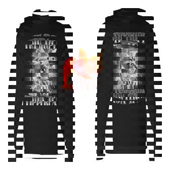 イタリアン ブレイン ロート トリッピ トロッパ トリッパ 長袖Tシャツ - Kawaiitshirt