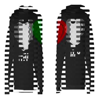 イタリア国旗シャツ 長袖Tシャツ - Kawaiitshirt