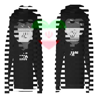 イラン国旗シャツ 長袖Tシャツ - Kawaiitshirt