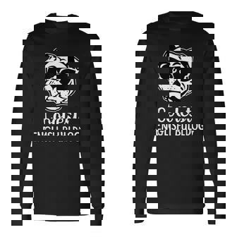 イングリッシュ・ブルドック・ドッグ・ファニー・セイリング 長袖Tシャツ - Kawaiitshirt