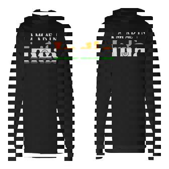 インド 私は メイド・イン・インディア です。 長袖Tシャツ - Kawaiitshirt