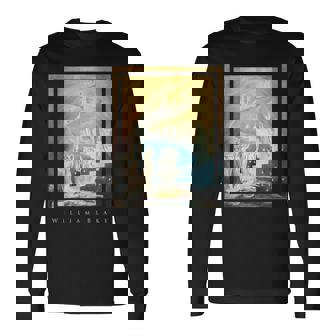 ウィリアム・ブレイク ジェイコブの梯子 芸術 象徴主義 神秘主義 魔法 William Blake Jacob 長袖Tシャツ - Kawaiitshirt