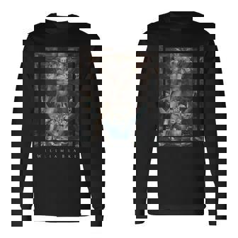 ウィリアム・ブレイク 赤い竜と海から来た獣 William Blake Red Dragon Beastea 長袖Tシャツ - Kawaiitshirt