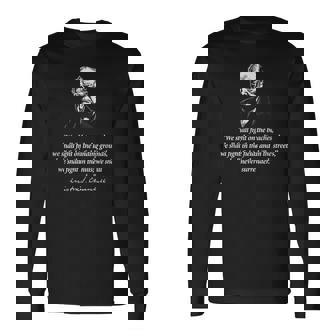 ウィンストン・チャーチル Wehall Neverurrender 引用 長袖Tシャツ - Kawaiitshirt