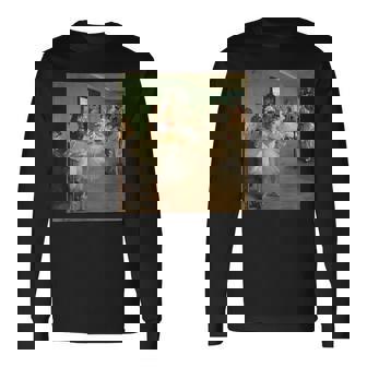 エドガー・ドガ ダンスクラス バレエ 印象派 アート 長袖Tシャツ - Kawaiitshirt