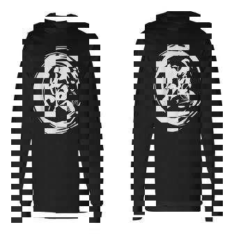 エビ 面白tシャツ 文字 エビ天丼 筆文字 土用の丑の日 おもしろtシャツ ネタ 服 メンズ ギャグ グッズ 夏 蝦 長袖Tシャツ - Kawaiitshirt