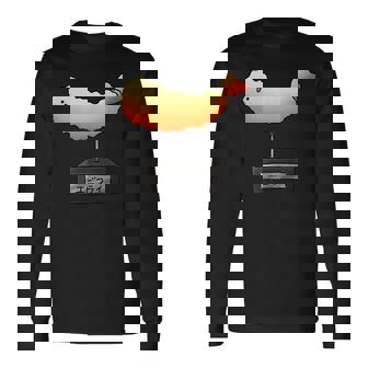 エビフライの模型 えびフライ 海老フライ 長袖Tシャツ - Kawaiitshirt