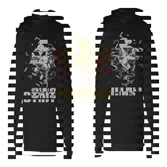 オクチミスト タコ オクトパス クラーケン イカ 長袖Tシャツ - Kawaiitshirt