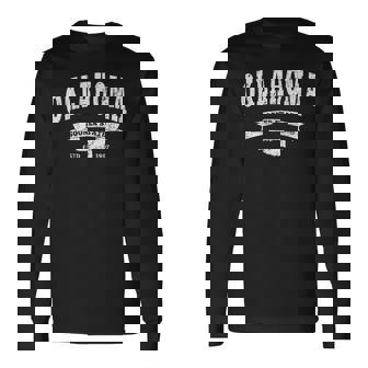 オクラホマシャツヴィンテージ アンティーク調 Okoonertate 長袖Tシャツ - Kawaiitshirt