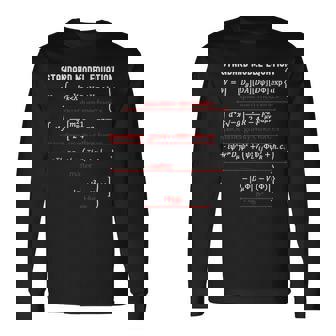 オタク標準模型方程式 物理学 数学科 先生 長袖tシャツ 長袖Tシャツ - Kawaiitshirt