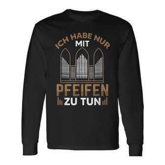 オルガンプレイヤー オルガンパイプオーガニスト 長袖Tシャツ - Kawaiitshirt