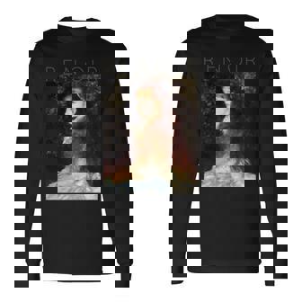 オーギュストルノワール-マドモアゼルダンヴェルの肖像 長袖tシャツ 長袖Tシャツ - Kawaiitshirt