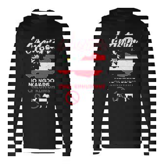 オーストリアのカンガルーなし オーストリアのカンガルーなし 長袖tシャツ 長袖Tシャツ - Kawaiitshirt