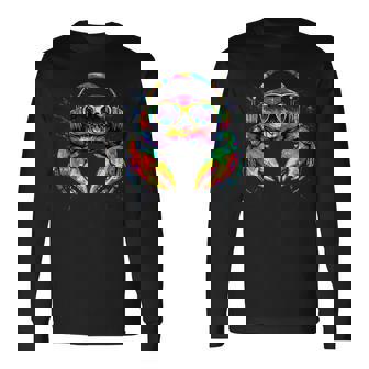 カニ カニ 甲殻類 カニ シアワガニ ザリガニ スイートクラブ 長袖Tシャツ - Kawaiitshirt