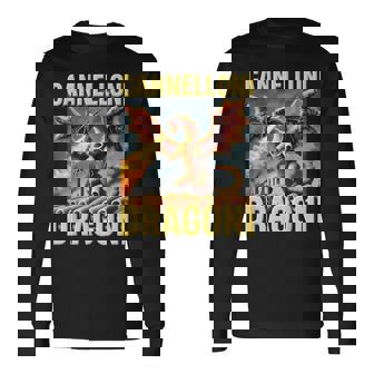 カネロニ・ドラゴニ イタリアン ブレイン モンスターズ Ai パスタドラゴン 長袖Tシャツ - Kawaiitshirt