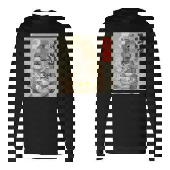 カピバラおでん 鍋 長袖Tシャツ - Kawaiitshirt