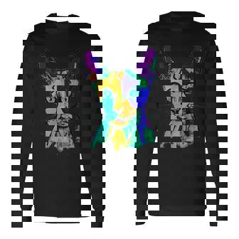 カラフルキャット 長袖Tシャツ - Kawaiitshirt