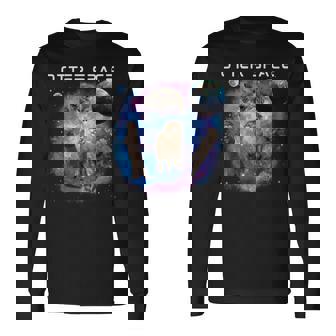 カワウソ宇宙 面白いカワウソ 宇宙カワウソ 長袖tシャツ 長袖Tシャツ - Kawaiitshirt