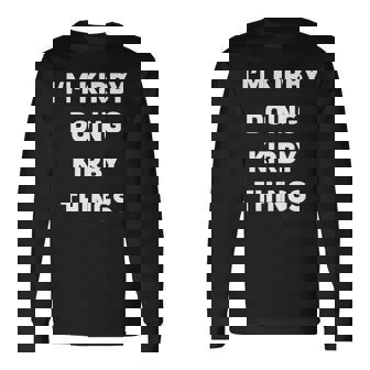 カービィのことをやってるカービィだよ 長袖tシャツ 長袖Tシャツ - Kawaiitshirt