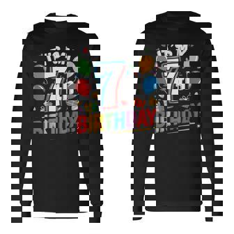 キッズ 7歳の誕生日シャツ男の子キッズ幼児7歳の誕生日男の子 長袖Tシャツ - Kawaiitshirt