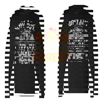 キノコ採集 面白いキノコ採り キノコ 長袖Tシャツ - Kawaiitshirt