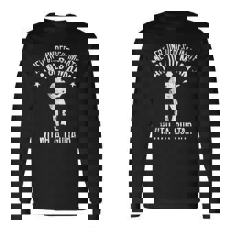 ギターで老人を過小評価しないでください面白い引用 長袖tシャツ 長袖Tシャツ - Kawaiitshirt