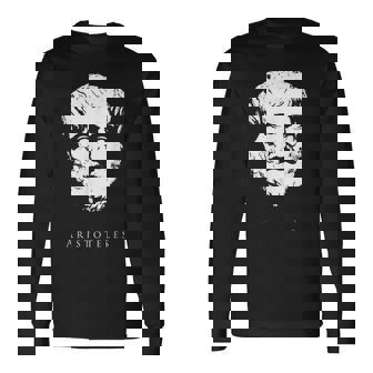 ギリシャ古代アリストテレス哲学 Aristotle Philosophy Greek Philosopher 長袖Tシャツ - Kawaiitshirt