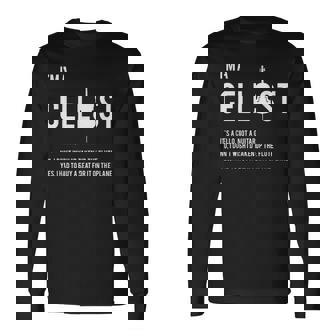 クラシック音楽 音楽好き チェロ好き おもしろ チェリスト チェロ奏者 チェロ ジョーク 長袖Tシャツ - Kawaiitshirt