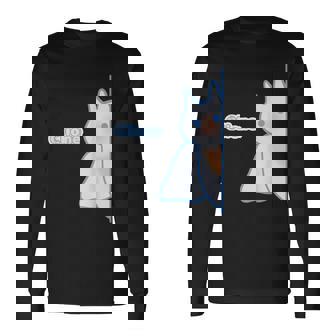 クリオネ『あそぶ？』【どうぶつ フレンズ】ポップ ゆるくて かわいい キャラ イラスト 長袖Tシャツ - Kawaiitshirt