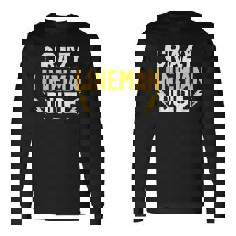 クレイジーラインマンデュードラインマン 長袖Tシャツ - Kawaiitshirt