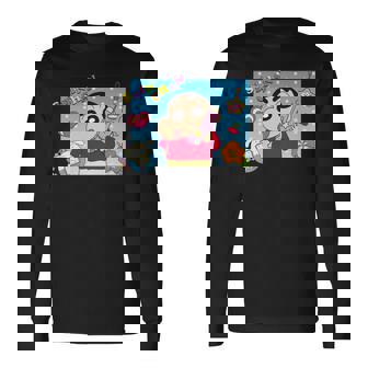 クレヨンしんちゃん 平成ごっこ しんちゃん 長袖tシャツ 長袖Tシャツ - Kawaiitshirt