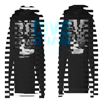 グアムマンタでのダイビング 長袖Tシャツ - Kawaiitshirt