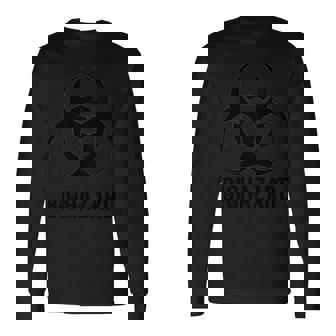 グランジスタイル バイオハザード アンティーク調 ブラック ノベルティギフト 長袖tシャツ 長袖Tシャツ - Kawaiitshirt