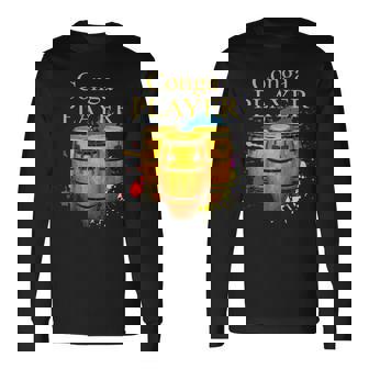 コンガコンガ奏者ミュージシャン 長袖Tシャツ - Kawaiitshirt