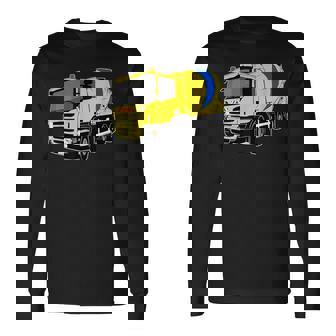 コンクリートミキサー車 長袖Tシャツ - Kawaiitshirt