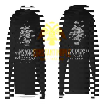 コンスタンティノープル ビザンツ帝国のシンボル 長袖Tシャツ - Kawaiitshirt