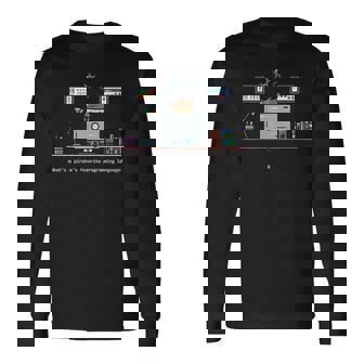 コンピュータサイエンスrプログラマーは海賊 長袖Tシャツ - Kawaiitshirt