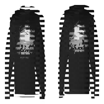 ゴス エモ 不気味 かわいい ウサギ ホラー 長袖Tシャツ - Kawaiitshirt