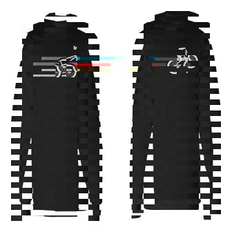 サイクリング Bmx ダウンヒル デザイン レトロ ヴィンテージ Bmx 長袖Tシャツ - Kawaiitshirt