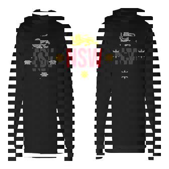 サウスウェールズ Nsw ライオンフラッグ オーストラリア 長袖Tシャツ - Kawaiitshirt