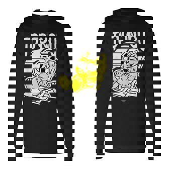 サウナ Totonou ととのう 猫 キャラクター 整うauna さうな ネタ かわいい ねこ ぬこ ヌコ おもしろ 長袖Tシャツ - Kawaiitshirt