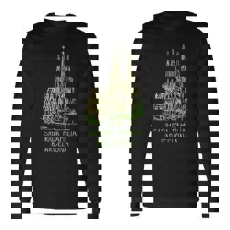 サグラダ・ファミリア バルセロナ 長袖Tシャツ - Kawaiitshirt