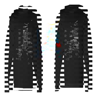 サムライ・ウォリアー 伊達政宗 長袖Tシャツ - Kawaiitshirt