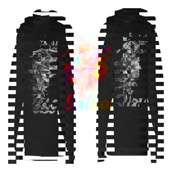 サルサダンス キューバダンス キューババカンス 長袖Tシャツ - Kawaiitshirt