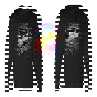 サングラスをかけたラッコ ラッコ大好き テンテン かわいい カワウソ 長袖Tシャツ - Kawaiitshirt